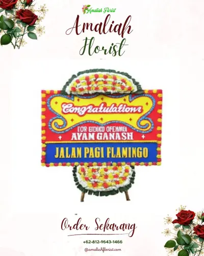 Bunga Papan Congratulation di Tambaksari